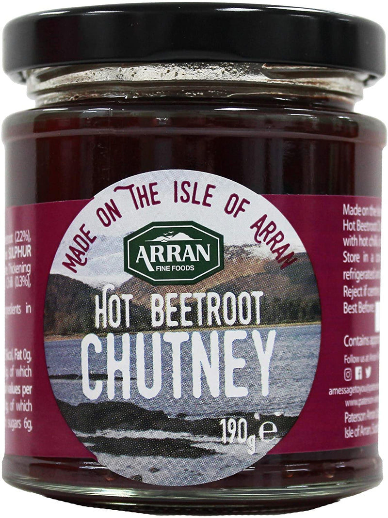 Arran Fine Foods Hot beetroot Chutney