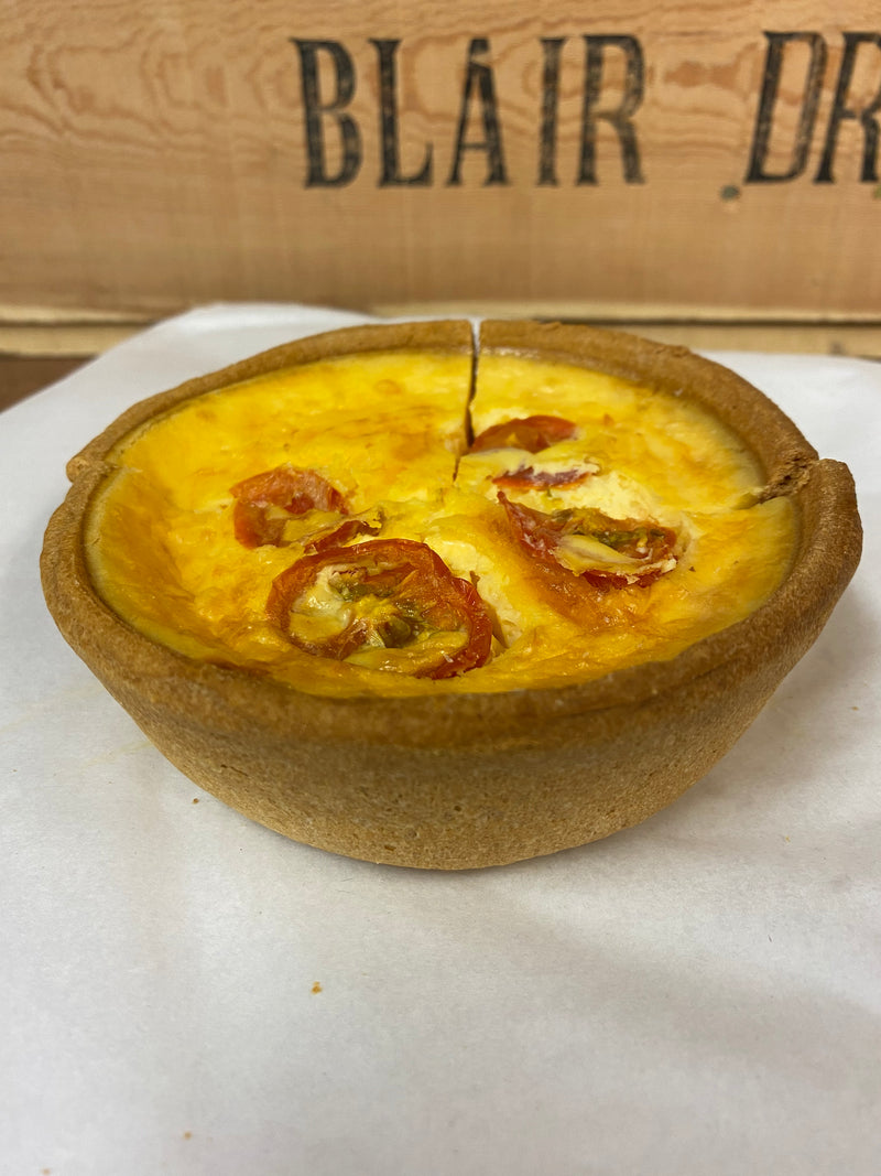 Cheese & Tomato Quiche