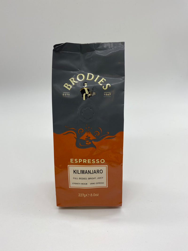 Brodies Espresso Kilimanjaro Ground Coffee